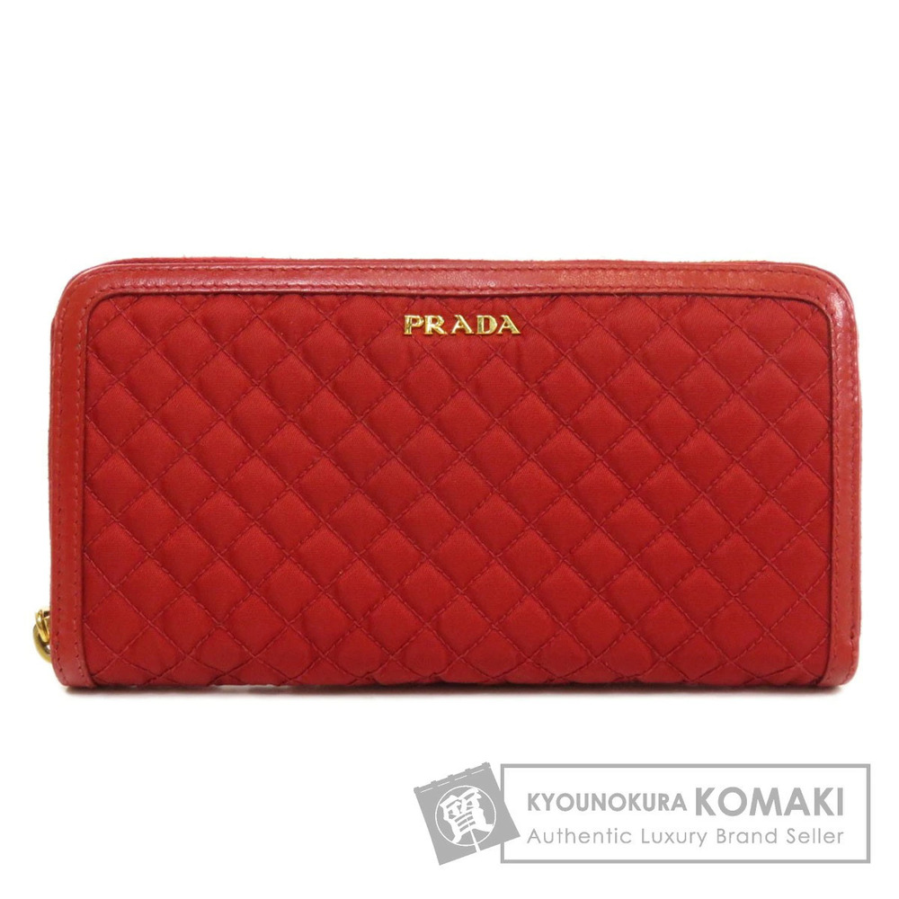 Prada Matelasse Long Wallet Canvas